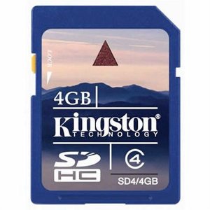 Kingston 4GB SD Card 4GB Flash Memory Card for $6.88 