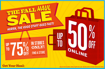 Old Navy Fall Haul Sale: Up to 50% and Even 75% Off!