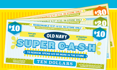 Itâ€™s Time to Spend Your Old Navy Super Cash!