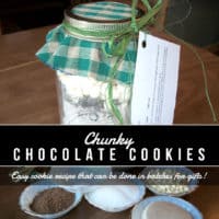 Gift in a Jar: Chunky Chocolate Cookies