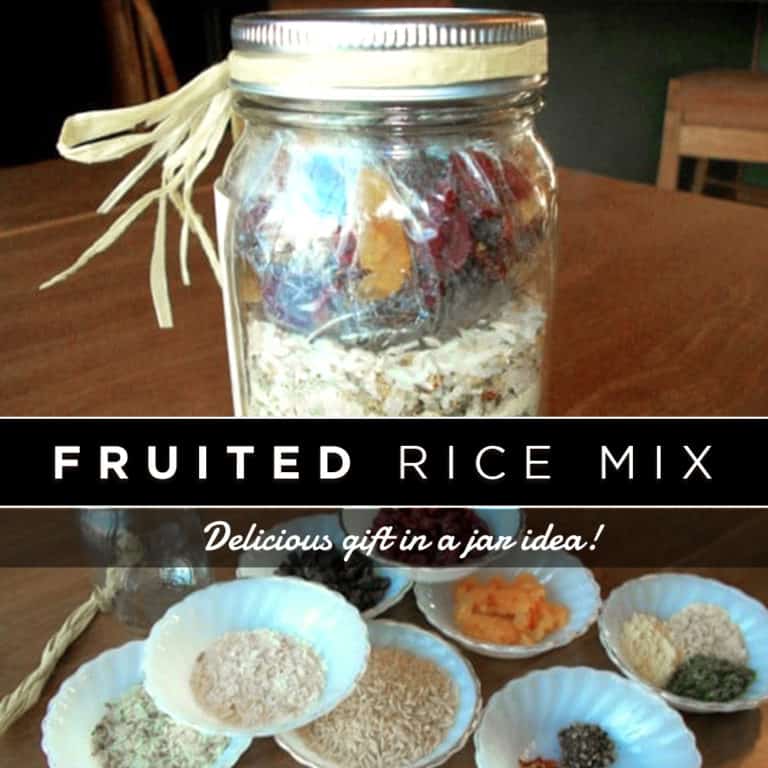 Gift in a Jar: Fruited Rice Mix