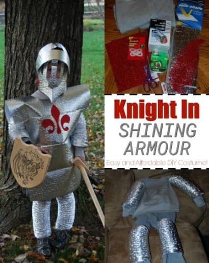 Homemade Knight in Shining Armor Costume