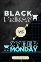 Black Friday versus Cyber Monday