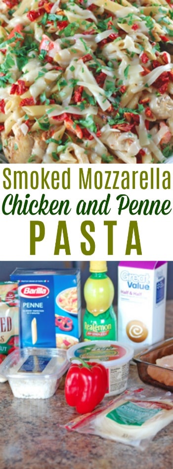 Do you love Olive Garden dishes? Try this Smoked Mozzarella Chicken and Penne Pasta and you'll swear the dinner mints are around the corner!