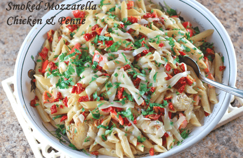 Mozzarella chicken online pasta