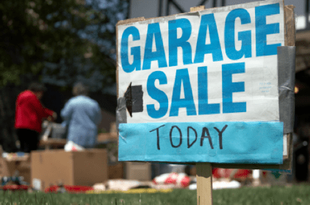 Hold a Christmas Funds Garage Sale