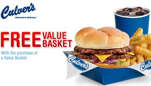 Culver’s eClub: BOGO Value Basket, Free Frozen Custard + More