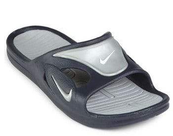 grey nike slides mens