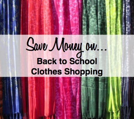 Save Money on Back to School Clothes