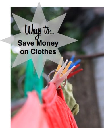 Ways to Save Money on Clothes