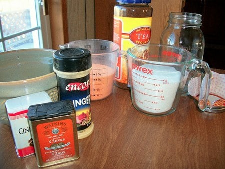Spiced Tea Gift in a Jar ingredients