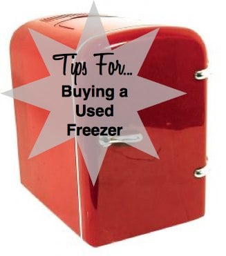 Tips for Buying a Used Freezer