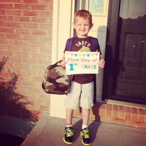 Andon First Day of School