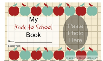Free Back to School Printable Book