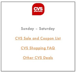 CVS Shopping FAQ