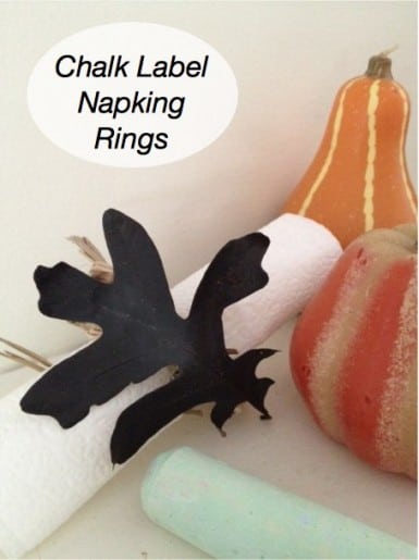 Chalk Label Napkin Rings