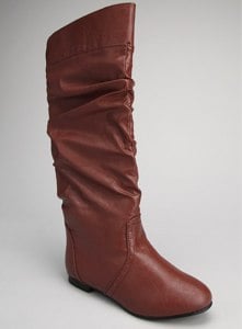 Chocolate Slouch Boot