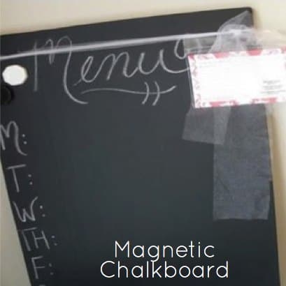 DIY Magnetic Chalkboard