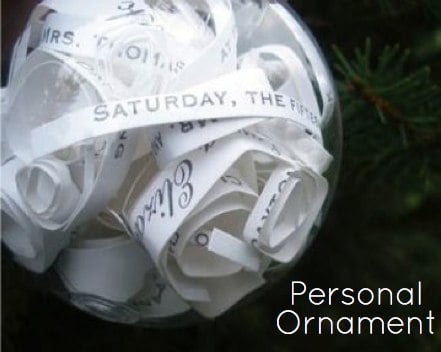 Easy craft to make a personal ornament.