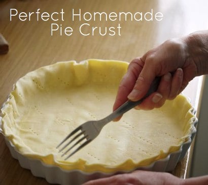 Homemade Pie Crust Recipe
