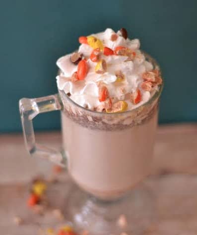 Reeces Pieces Hot Chocolate