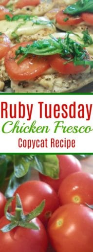 Ruby Tuesday Chicken Fresco Copycat Recipe