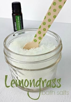 Homemade Lemongrass Bath Salts