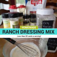 Homemade Ranch Dressing Mix