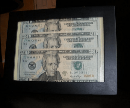 How to Make a Money Frame