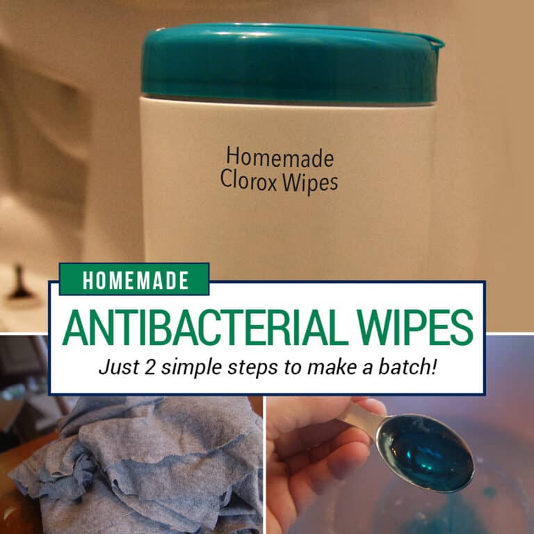 Homemade Antibacterial Wipes