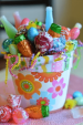 How to Make a Lollipop Pot Centerpiece – Easy Sucker Bouquet DIY!