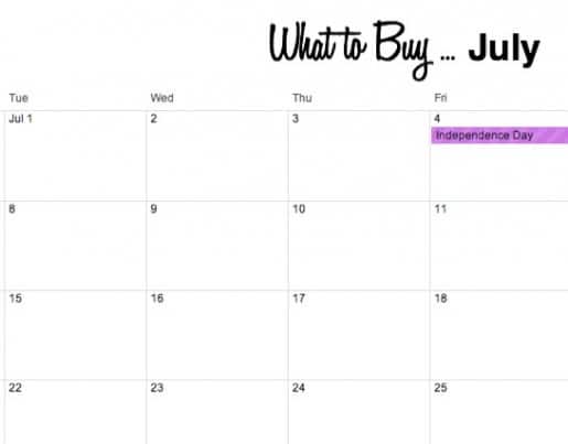 What to Buy in July