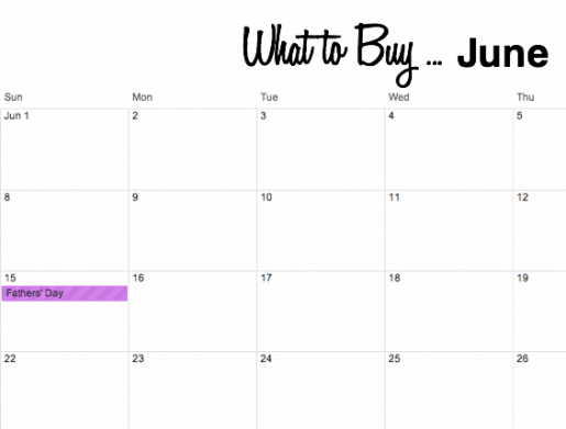 What to Buy in June