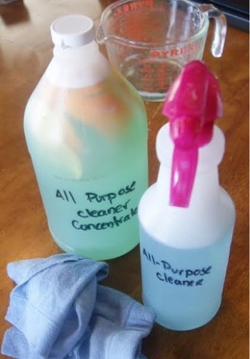 Homemade All-Purpose Cleaner Recipe