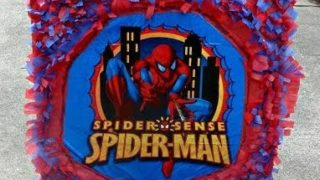 HOW TO MAKE DIY SPIDERMAN PINATA