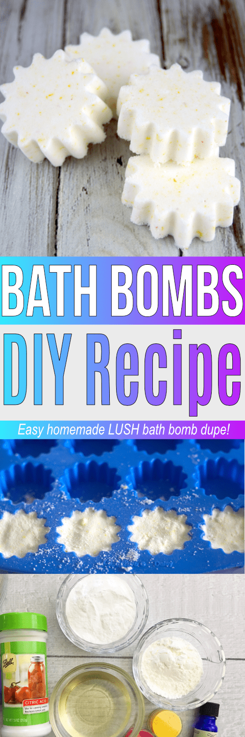 This easy DIY bath bombs recipe will remind you of LUSH bath bombs! If you want to know how to make bath bombs easy and essential oil combinations for bath bombs, this basic bath bomb recipe is it!
