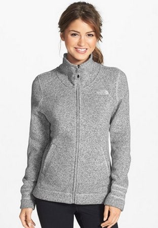 north face crescent full zip jacket