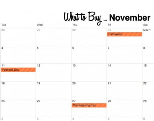 What to Buy in November
