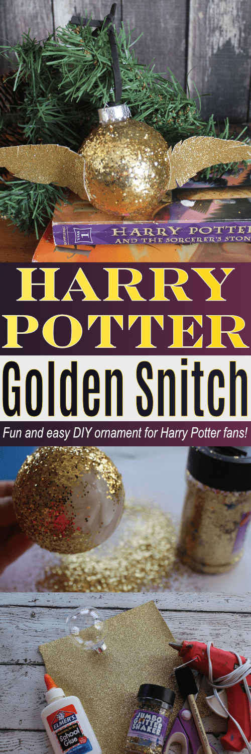 Easy DIY for the Golden Snitch from the Harry Potter series!