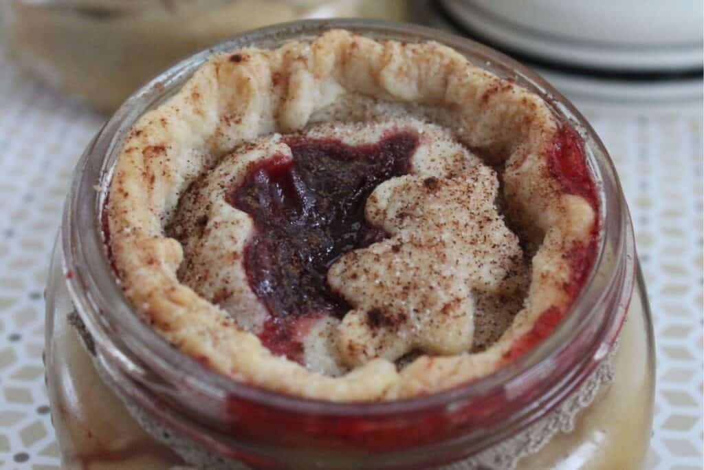 Apple Cranberry Pie in a Jar