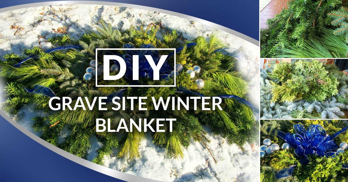 Learn how to make a blanket to cover for your loved one's grave site during the cold and winter months.
