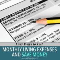 5 Easy Ways to Cut Monthly Living Expenses and Save Money