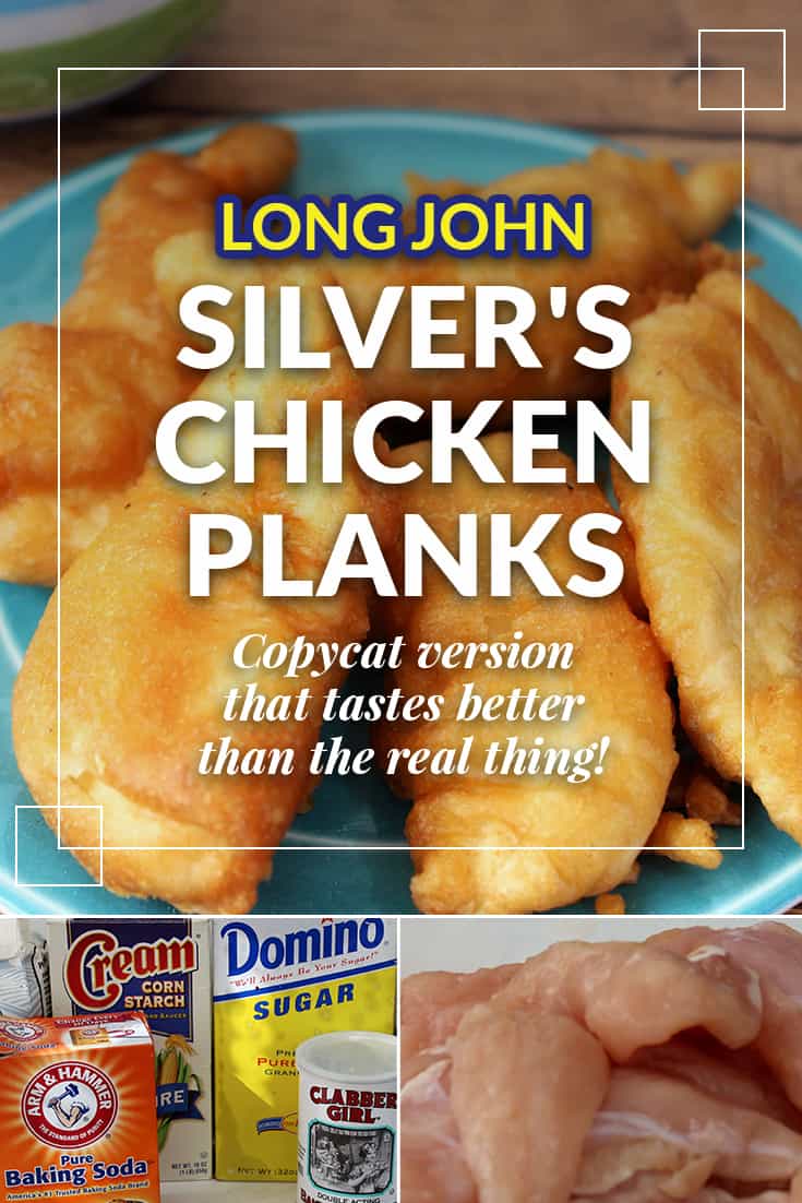 This Long John Silvers chicken batter recipe makes these chicken blanks taste just like the Long John Silvers chicken planks you get at the drive-thru! Bonus: they are healthier too! via @AndreaDeckard