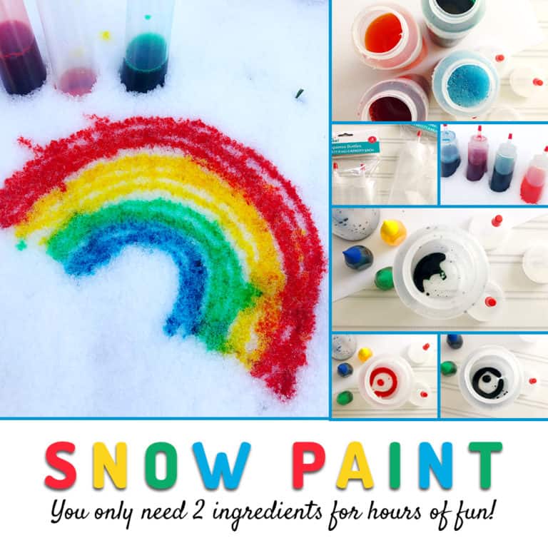 Snow Paint Recipe   How To Make Snow Paint 768x768 