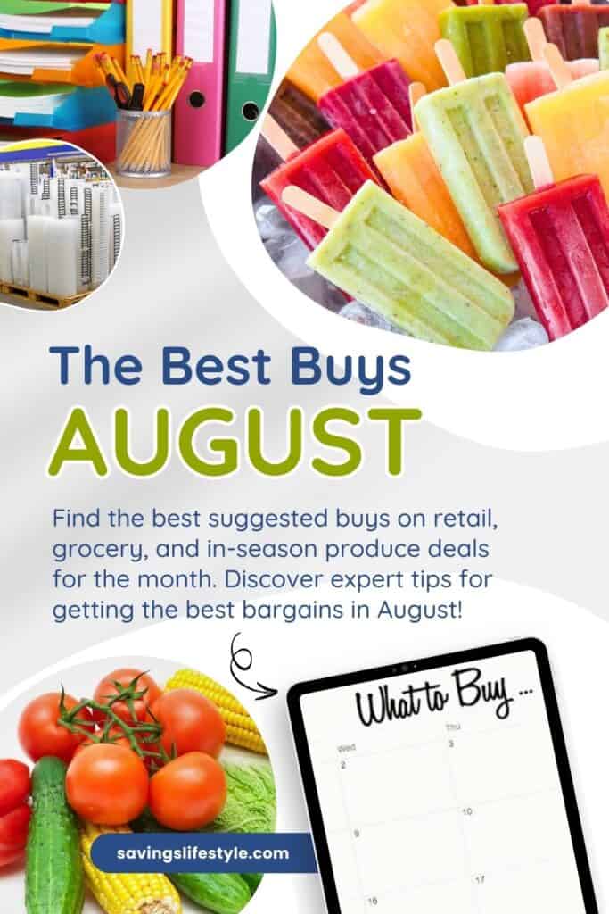 What to Buy in August