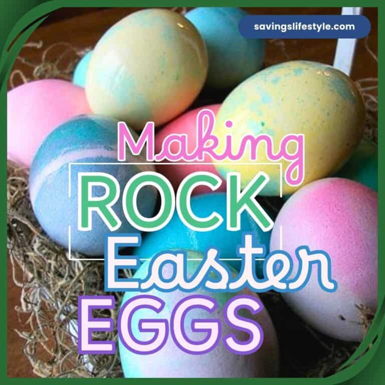 Making Rock Easter Eggs