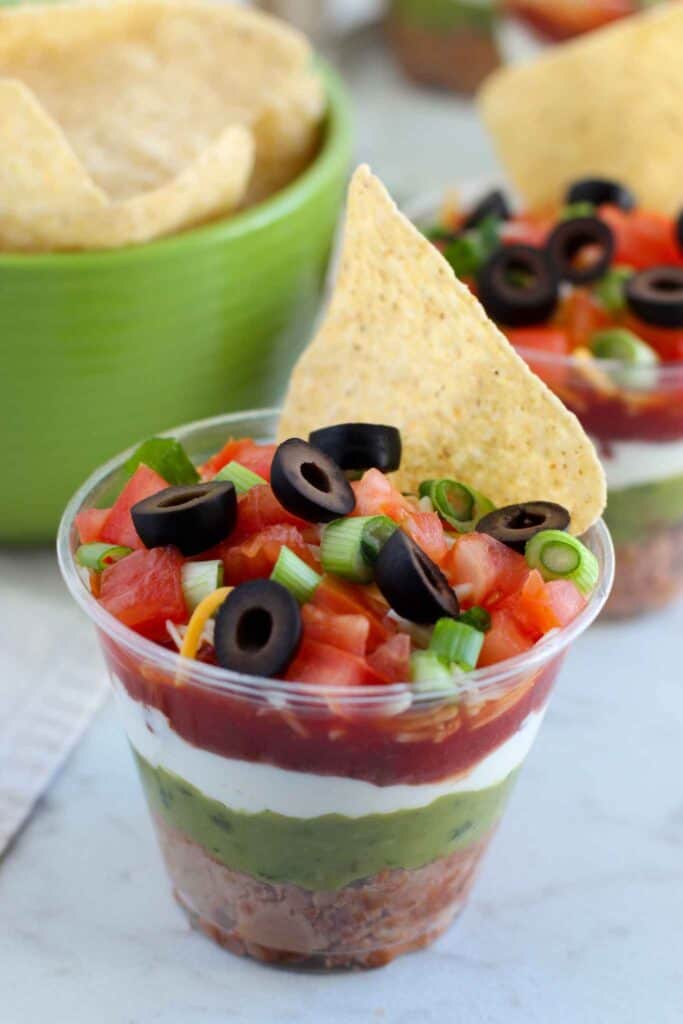 7 Layer Dip Cup