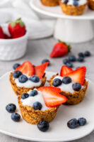 Mixed Berry Granola Cups with Yogurt Recipe