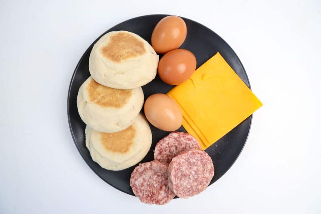 sausage egg and cheese mcmuffin ingredients